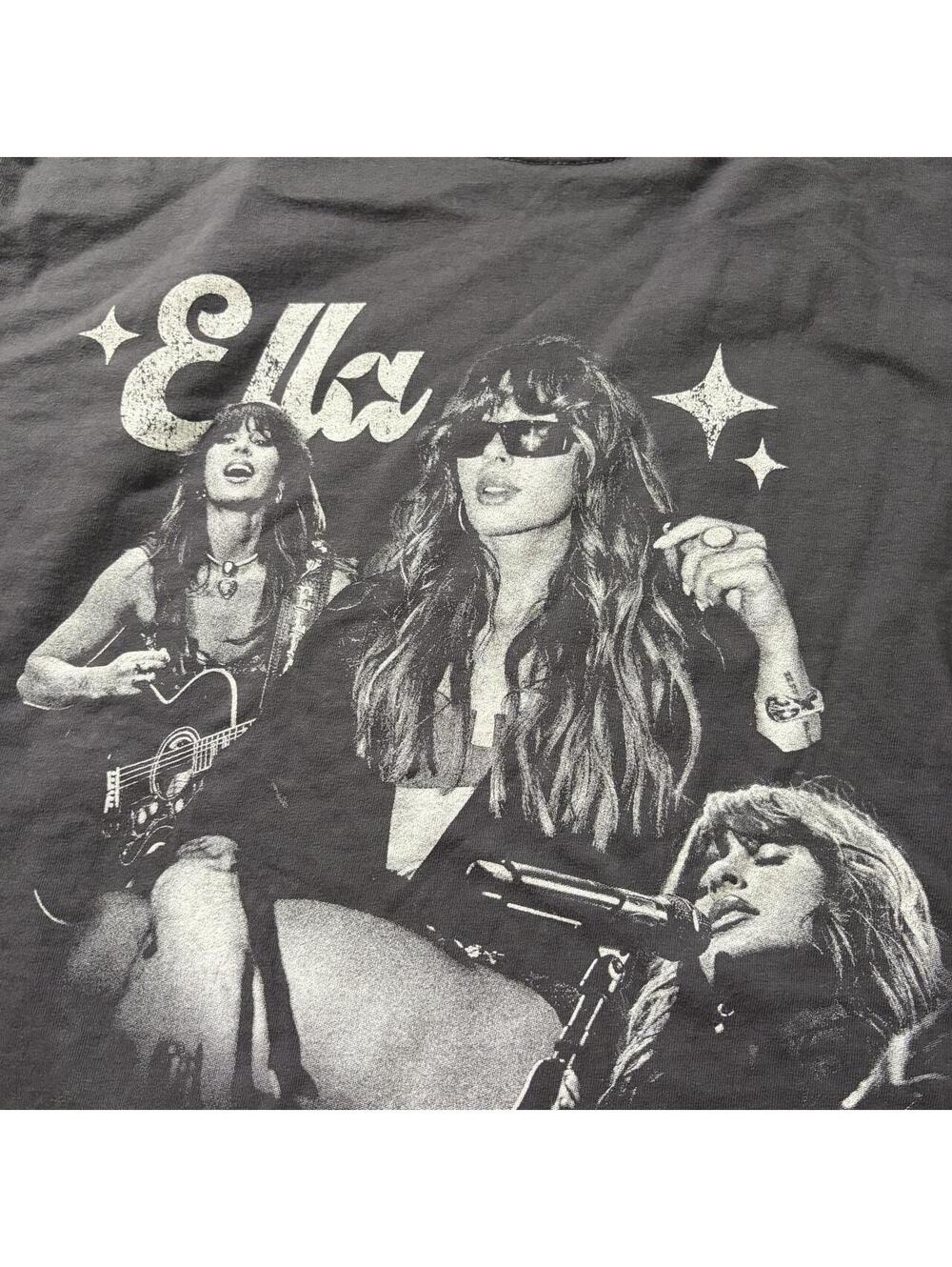 Ella Langley Women's Black and Grey Tshirt
